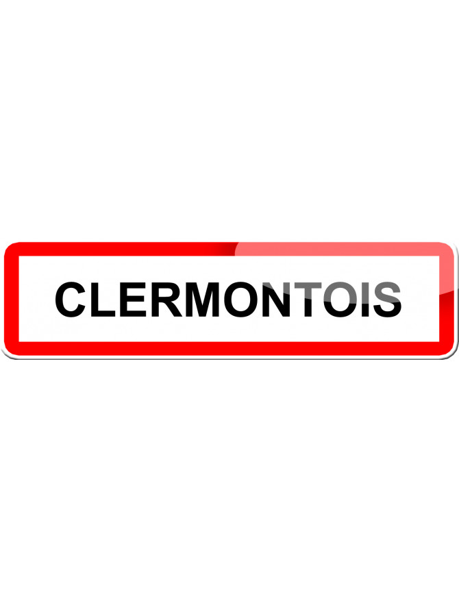 Clermontois (15x4cm) - Sticker/autocollant