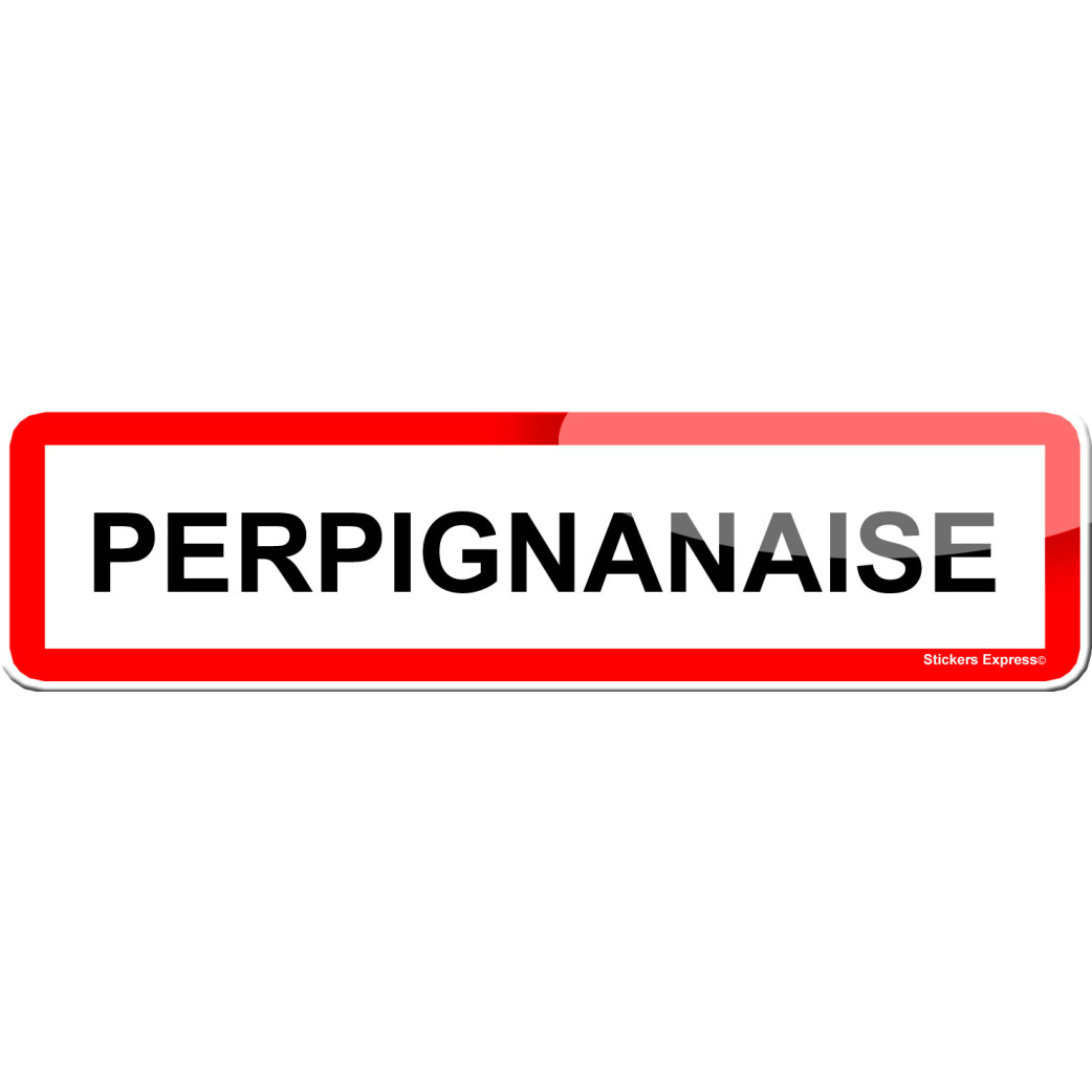 Perpignanaise (15x4cm) - Sticker/autocollant