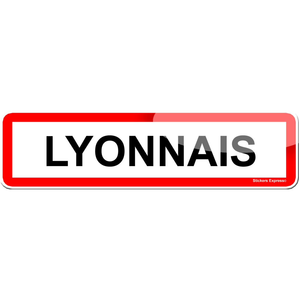 Lyonnais (15x4cm) - Sticker/autocollant