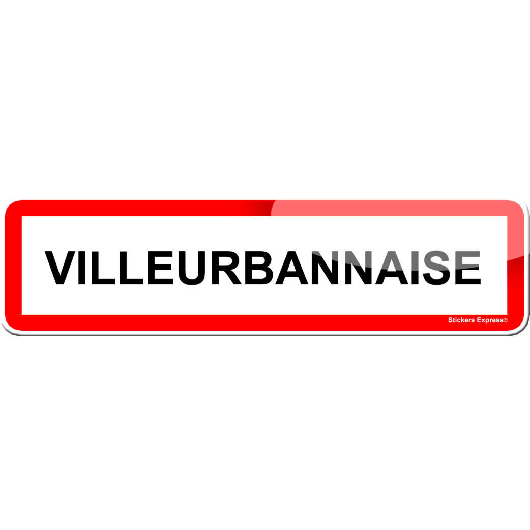 Villeurbannaise (15x4cm) - Sticker/autocollant