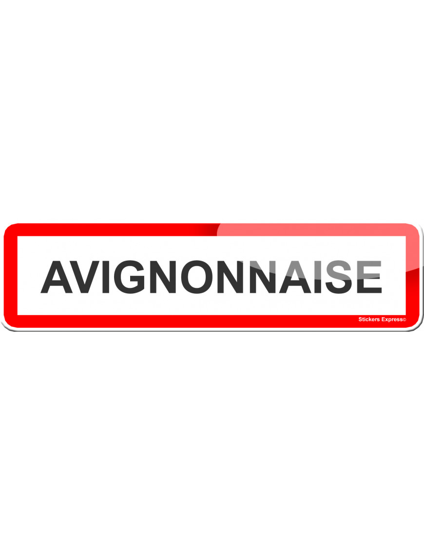 Avignonnaise (15x4cm) - Sticker/autocollant Avignonnaise (15x4cm) - Sticker/autocollant