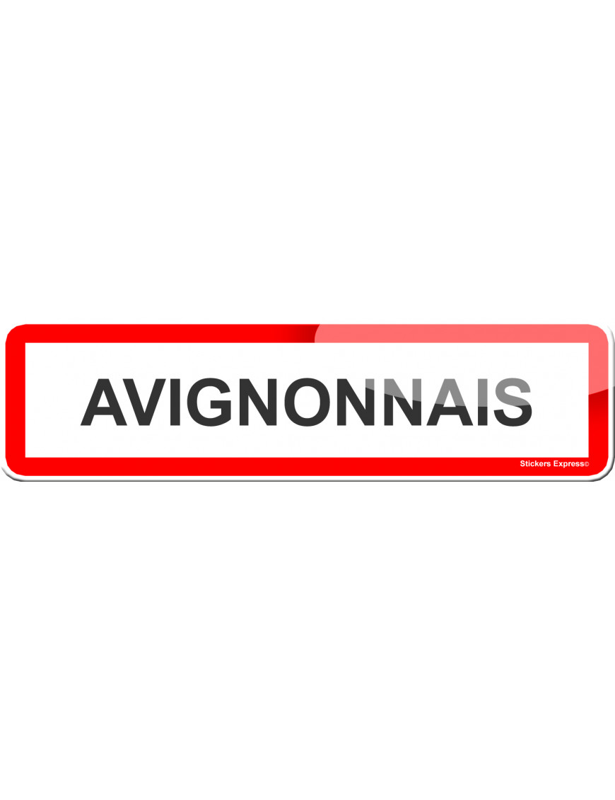 Avignonnais (15x4cm) - Sticker/autocollant Avignonnais (15x4cm) - Sticker/autocollant