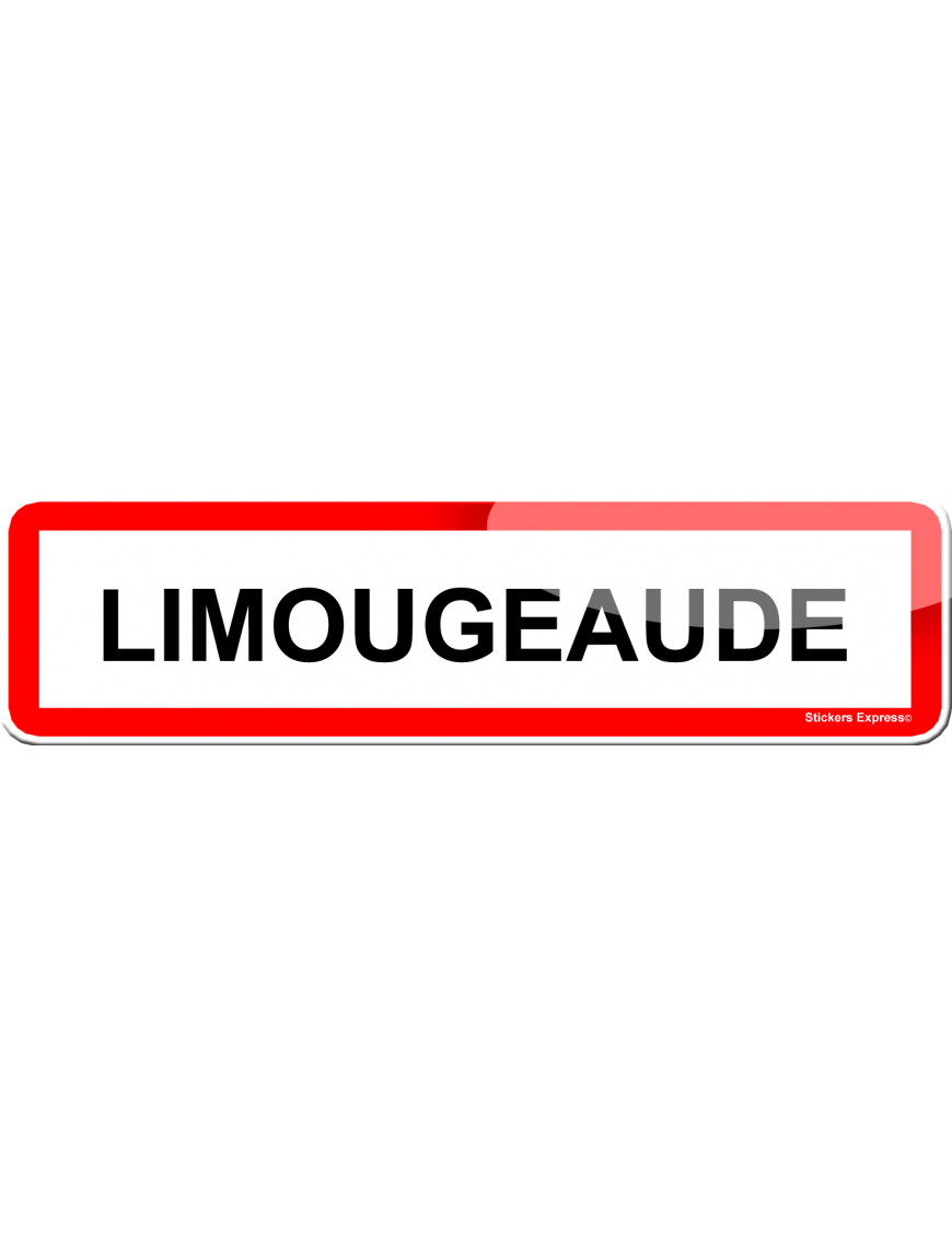 Limougeaude (15x4cm) - Sticker/autocollant Limougeaude (15x4cm) - Sticker/autocollant