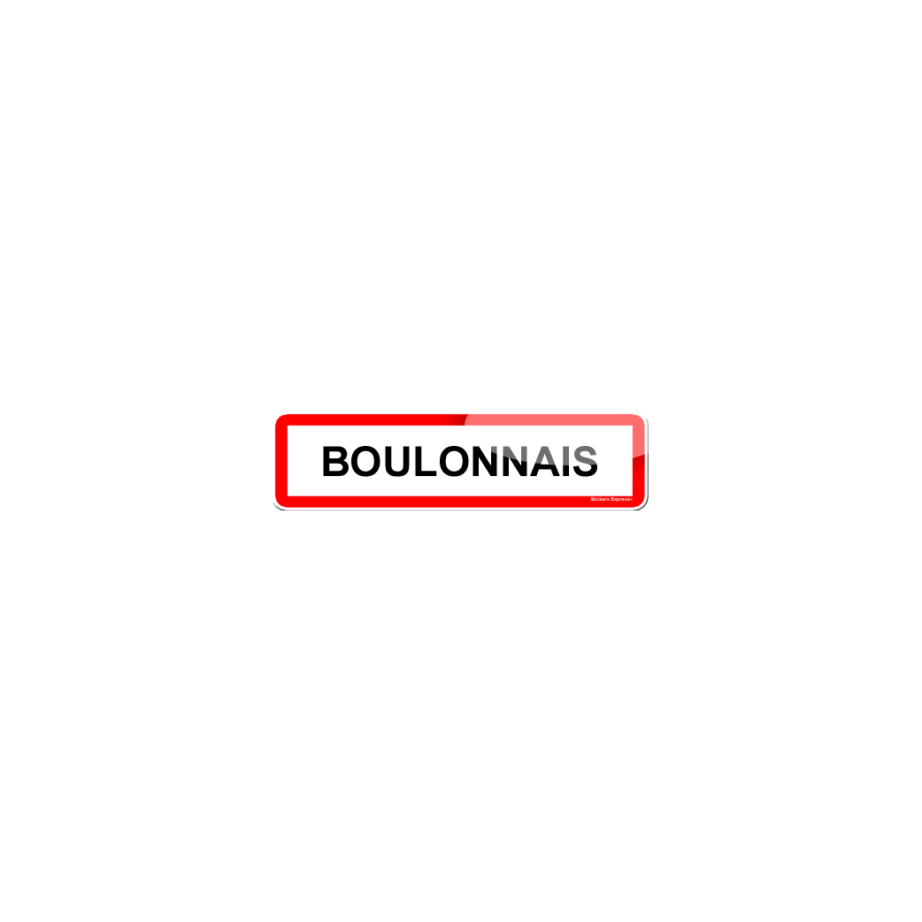 Boulonnais (15x4cm) - Sticker/autocollant