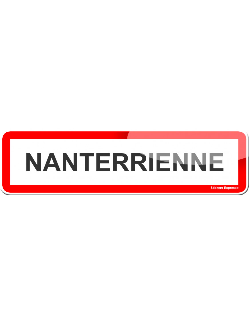 Nanterrienne (15x4cm) - Sticker/autocollant Nanterrienne (15x4cm) - Sticker/autocollant