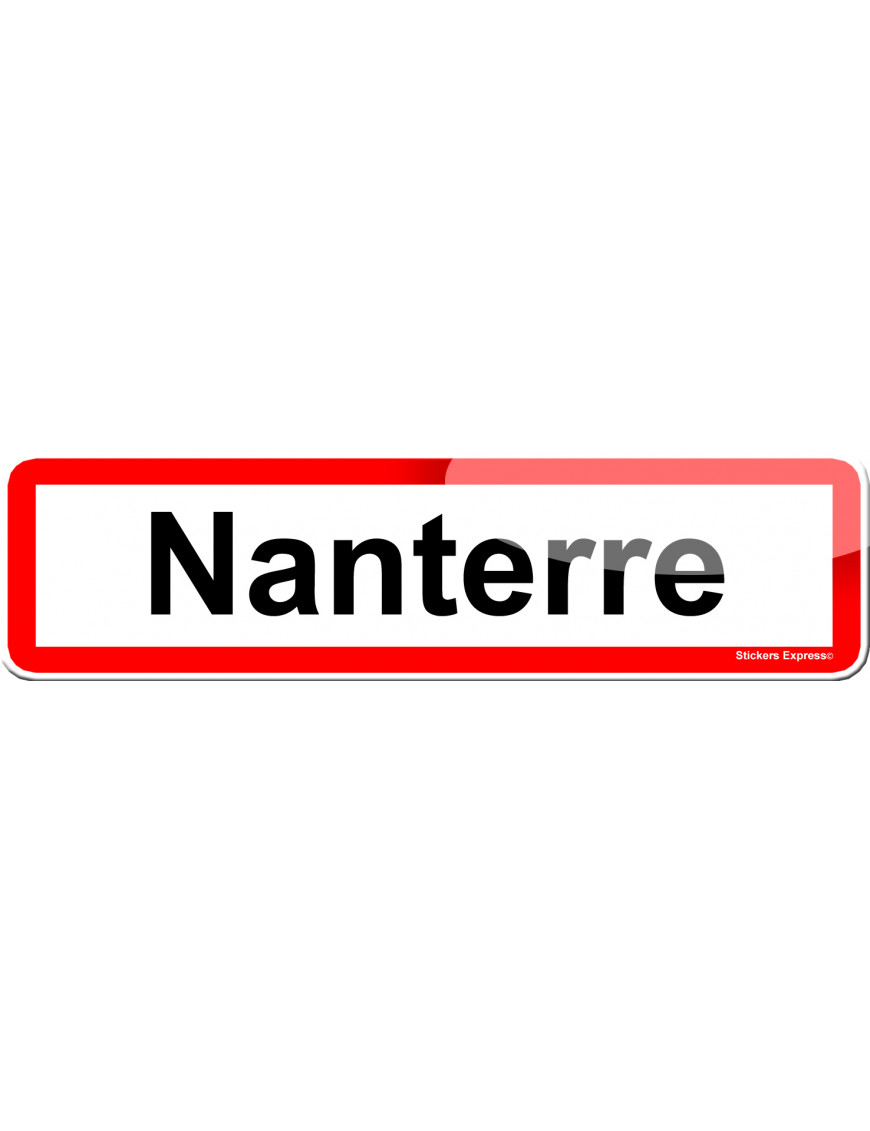 Nanterre (15x4cm) - Sticker/autocollant Nanterre (15x4cm) - Sticker/autocollant