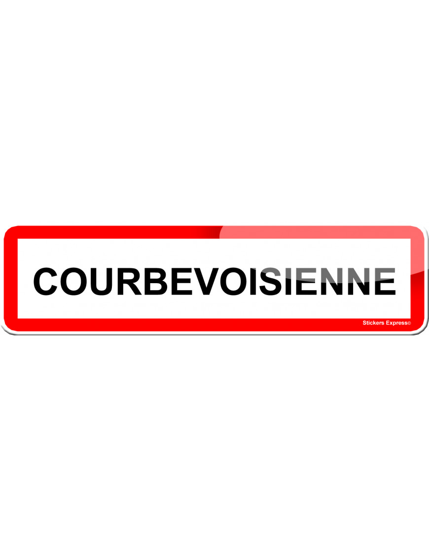 Courbevoisienne (15x4cm) - Sticker/autocollant Courbevoisienne (15x4cm) - Sticker/autocollant