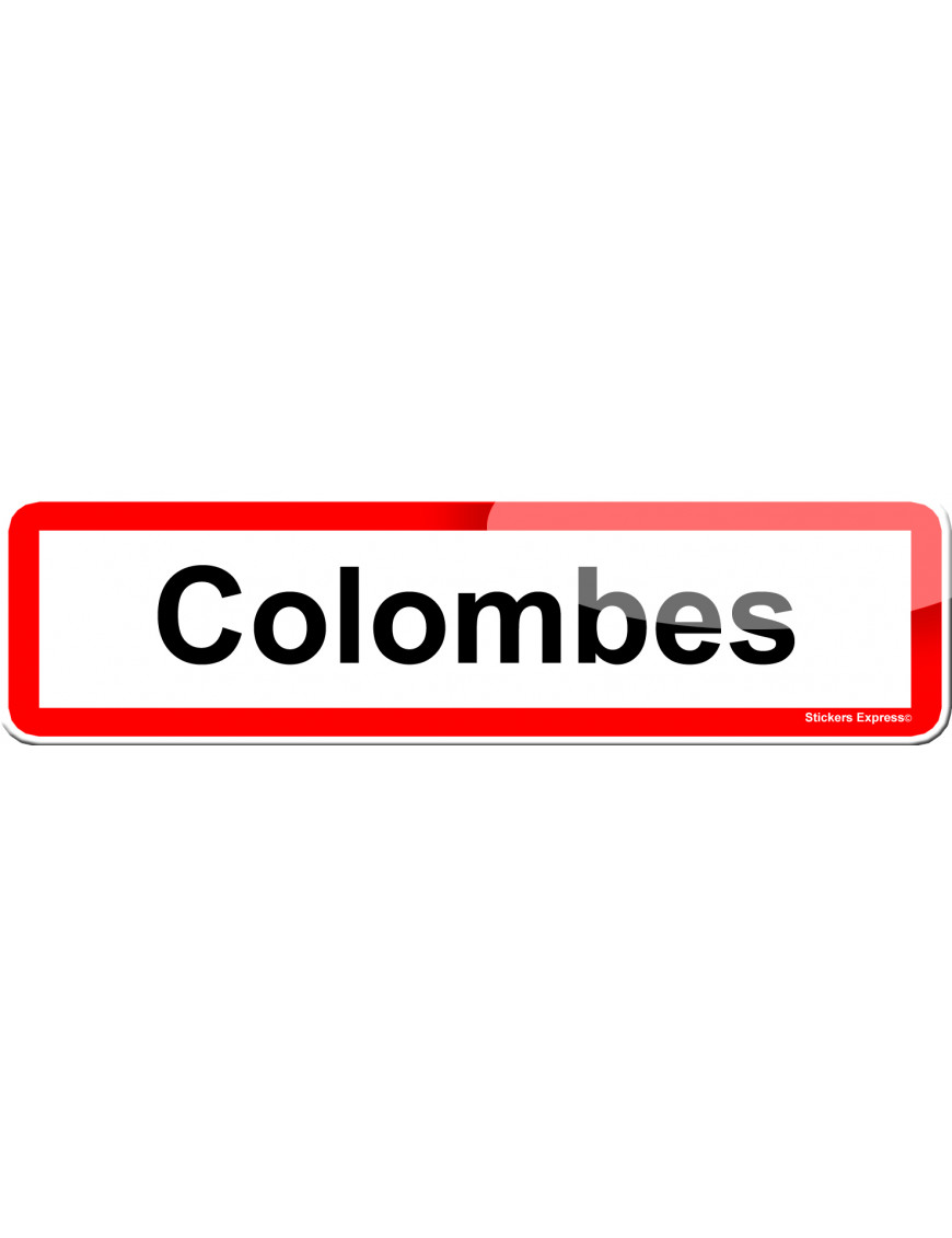 Colombes (15x4cm) - Sticker/autocollant Colombes (15x4cm) - Sticker/autocollant