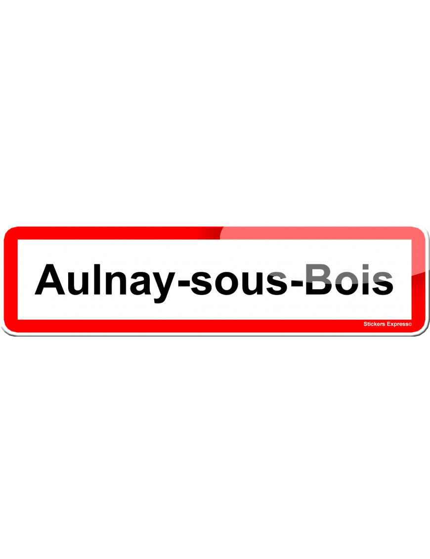 Aulnay-sous-Bois (15x4cm) - Sticker/autocollant Aulnay-sous-Bois (15x4cm) - Sticker/autocollant