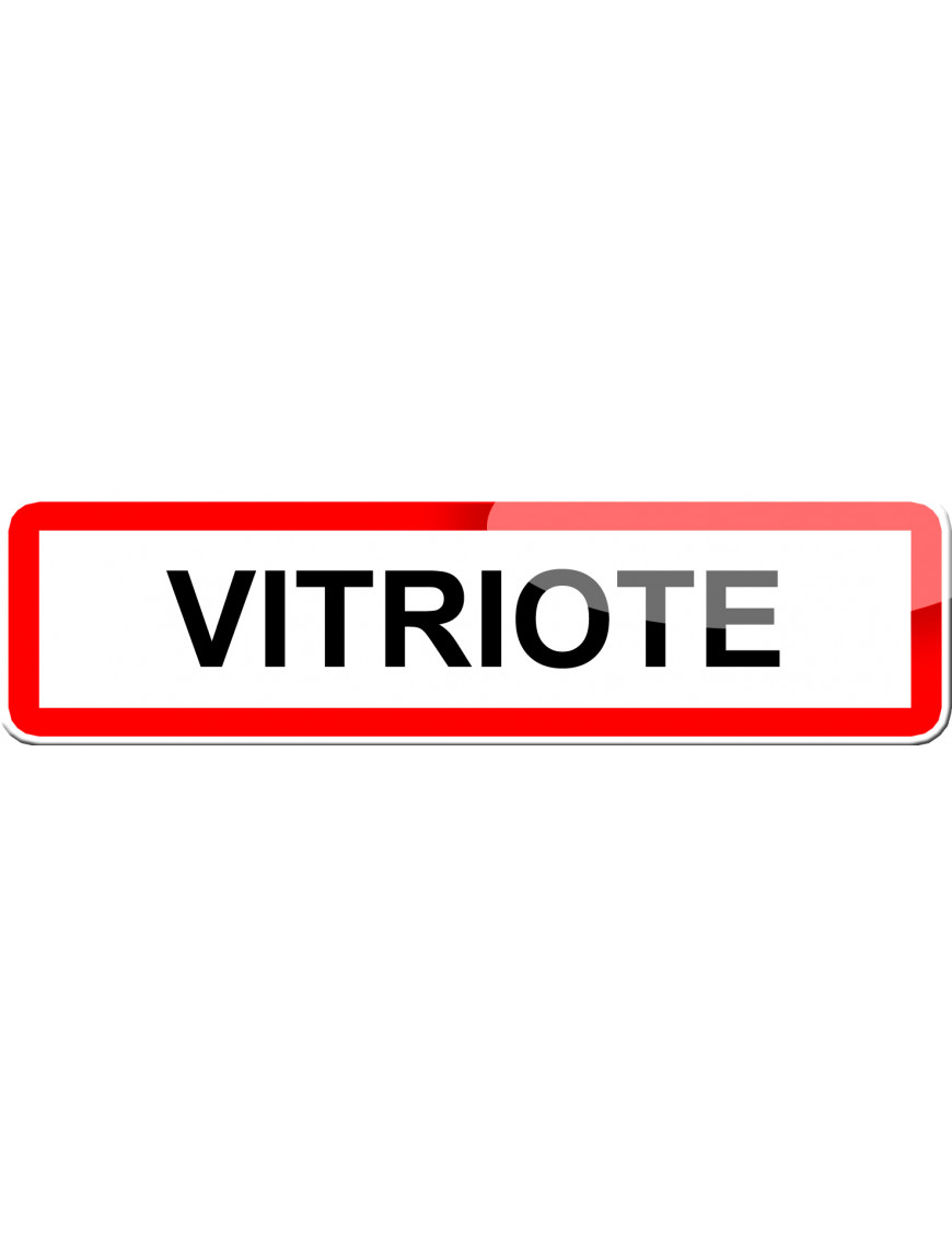 Vitriote (15x4cm) - Sticker/autocollant Vitriote (15x4cm) - Sticker/autocollant