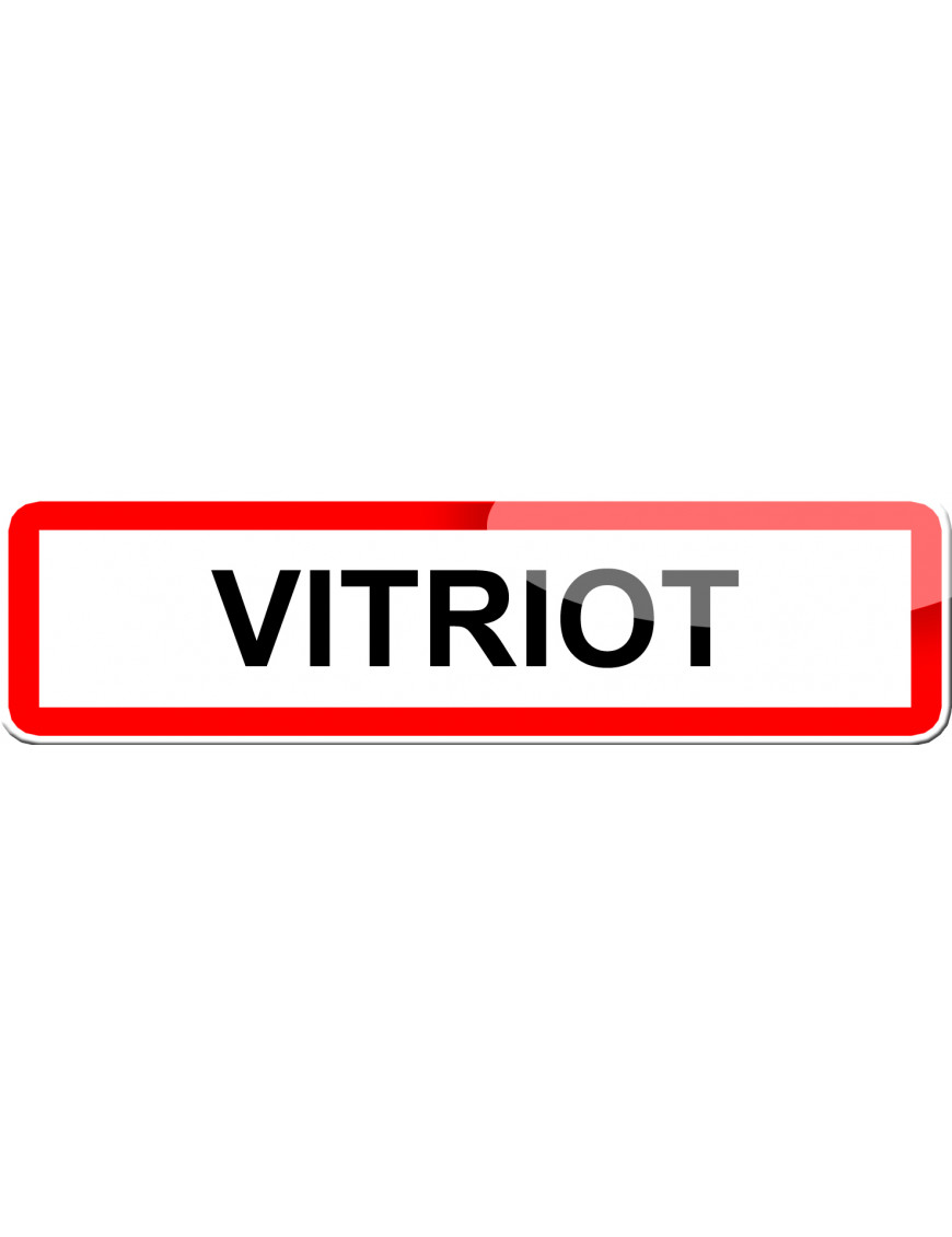 Vitriot (15x4cm) - Sticker/autocollant Vitriot (15x4cm) - Sticker/autocollant