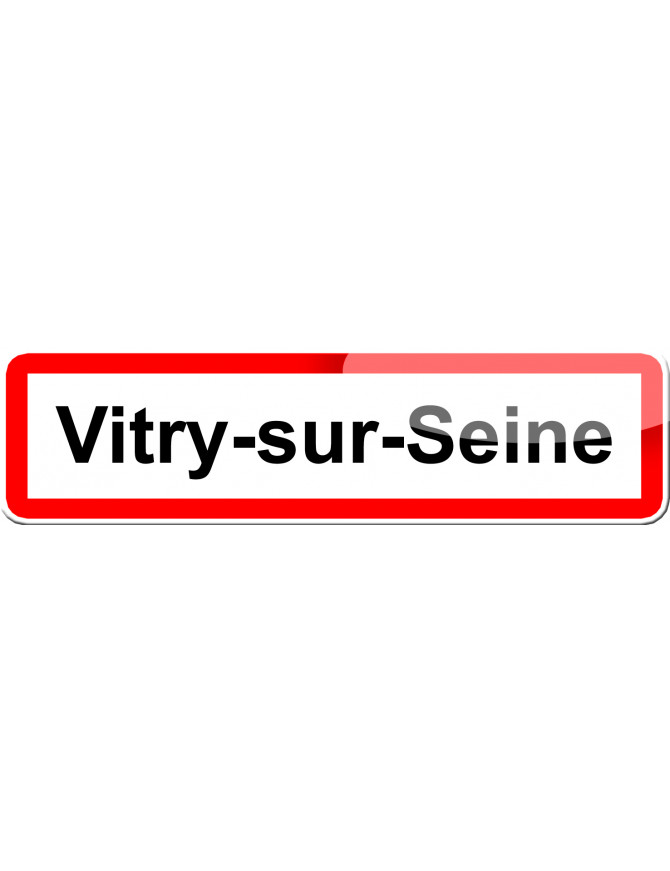 Vitry-sur-Seine (15x4cm) - Sticker/autocollant