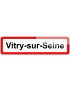 Vitry-sur-Seine (15x4cm) - Sticker/autocollant