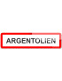 Argentolien (15x4cm) - Sticker/autocollant