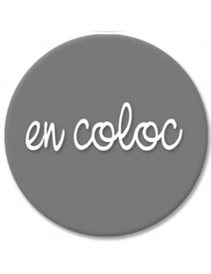 En coloc gris (10cm) - Sticker/autocollant
