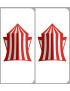 Drapeau Bretagne Hermine - 5x3.3cm - Sticker/autocollant