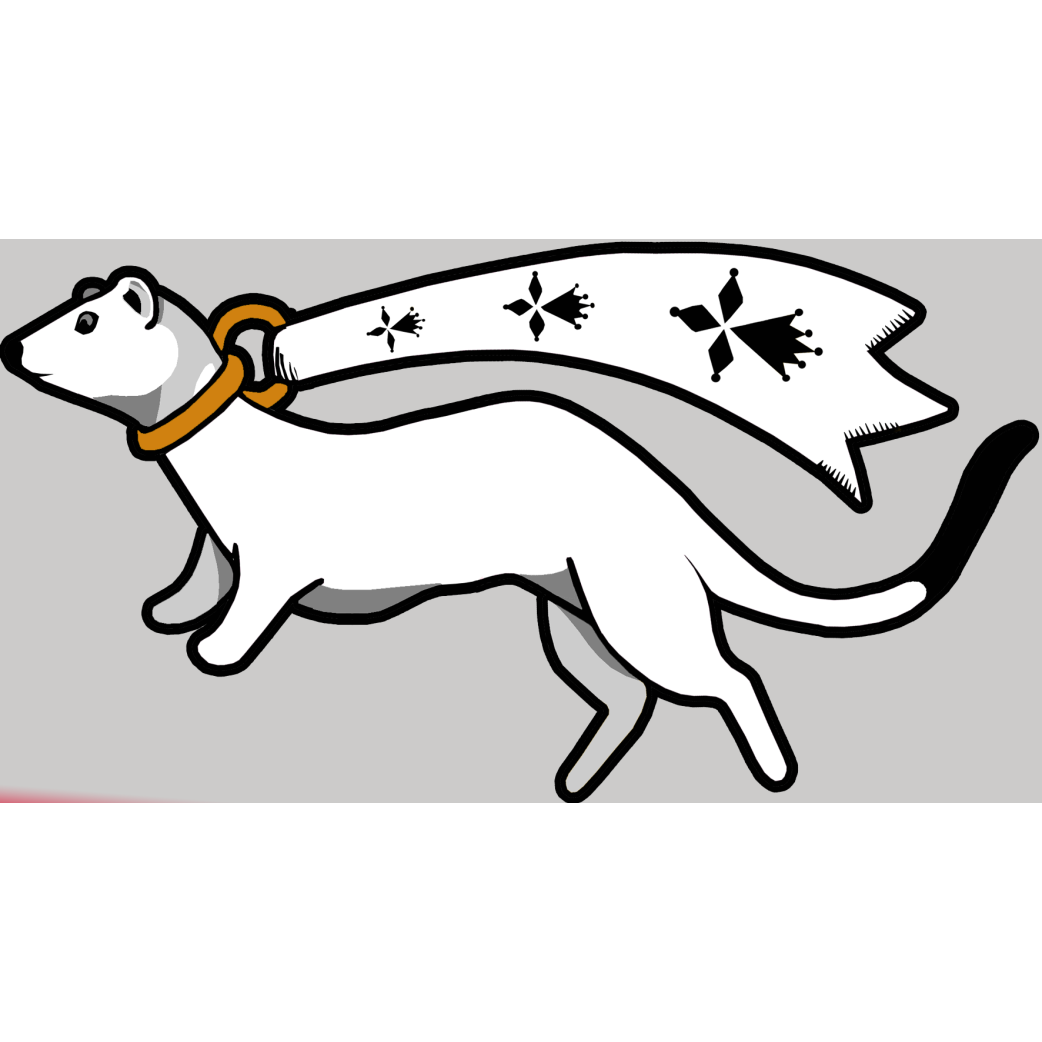 Hermine Bretonne - 20x11cm - Sticker/autocollant