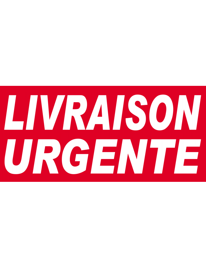 Livraison urgente - 30x14 cm - Sticker/autocollant