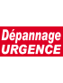 Dépannage urgence - 30x14 cm - Sticker/autocollant