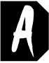 Complément numéro de rue A - architecte 6x4,7cm - Sticker/autocollant