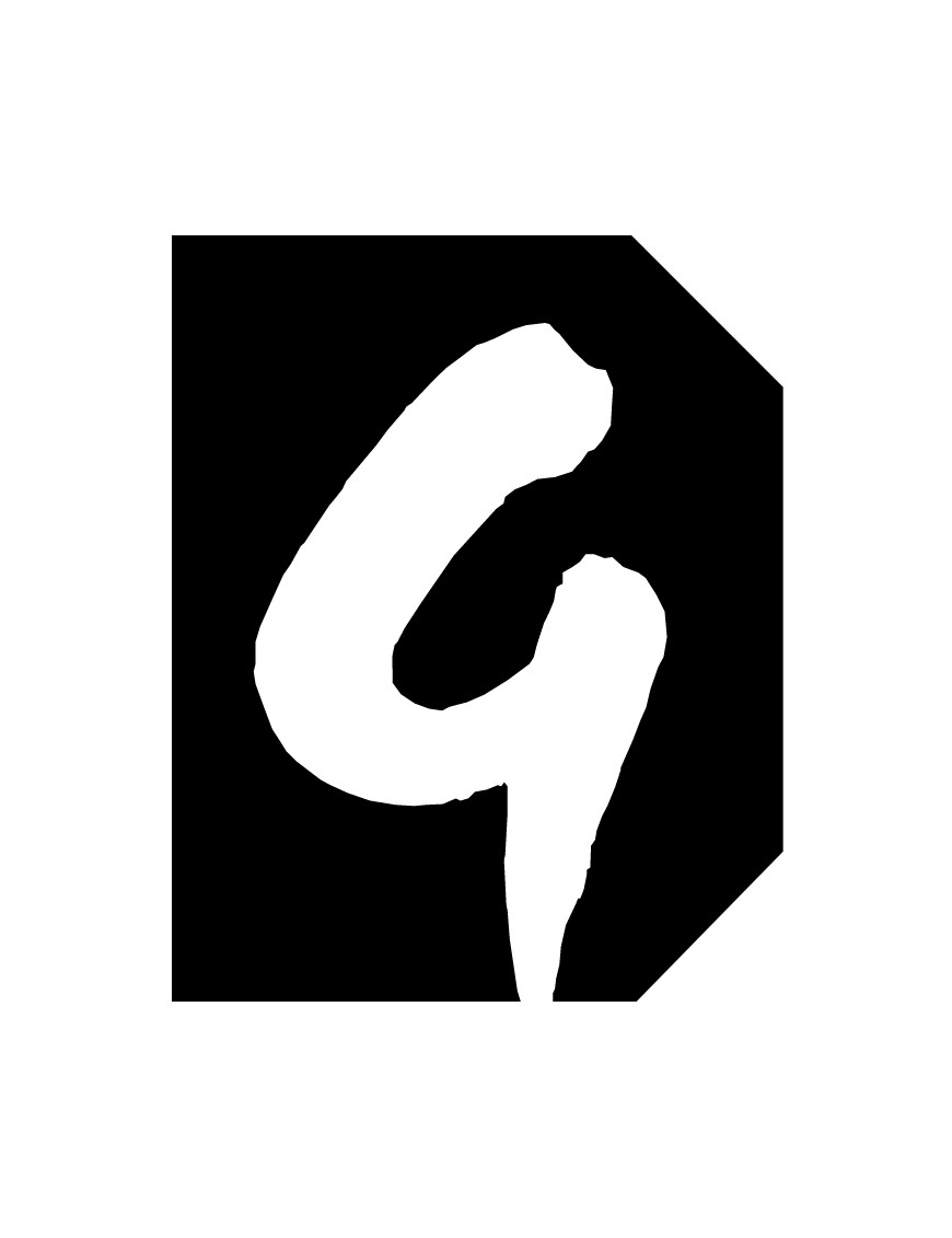 Complément numéro de rue G - architecte 6x4,7cm - Sticker/autocollant Complément numéro de rue G - architecte 6x4,7cm - Sticker/autocollant