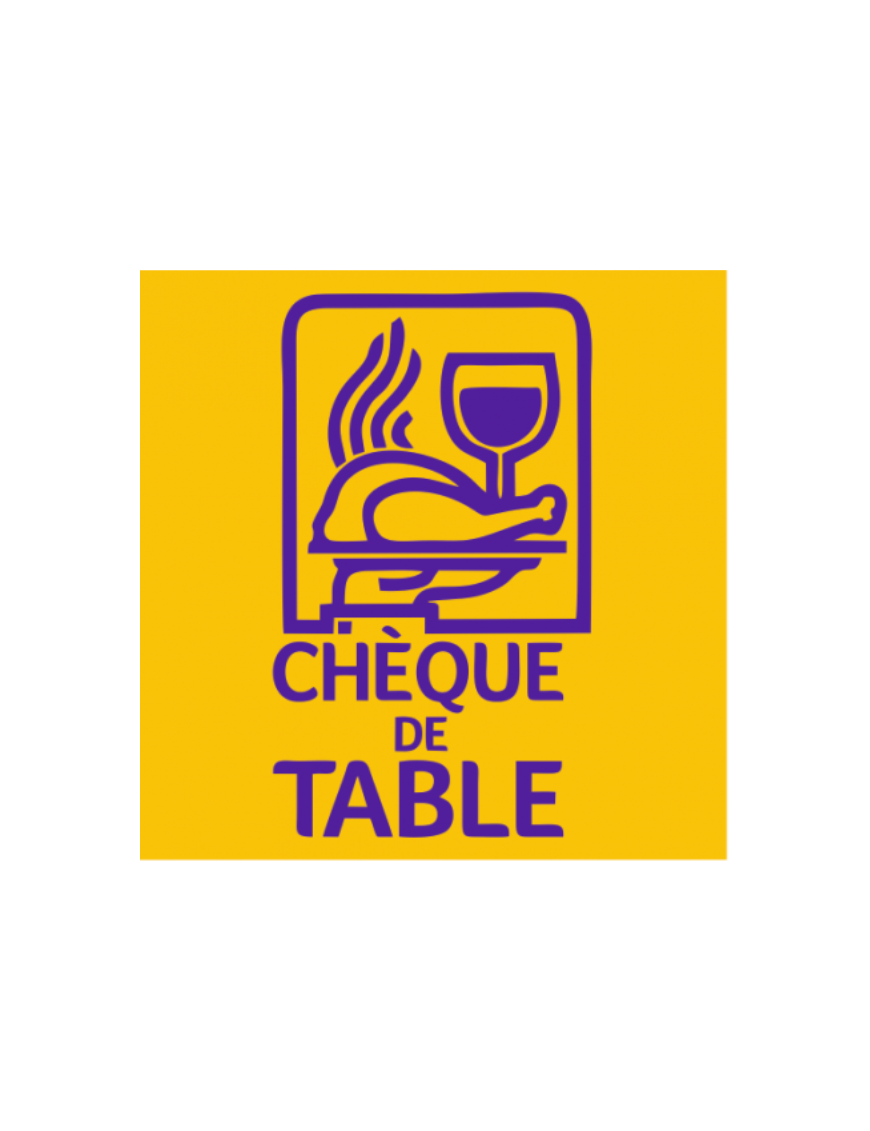 Chèque de table accepté - 10x10cm - Sticker/autocollant Chèque de table accepté - 10x10cm - Sticker/autocollant