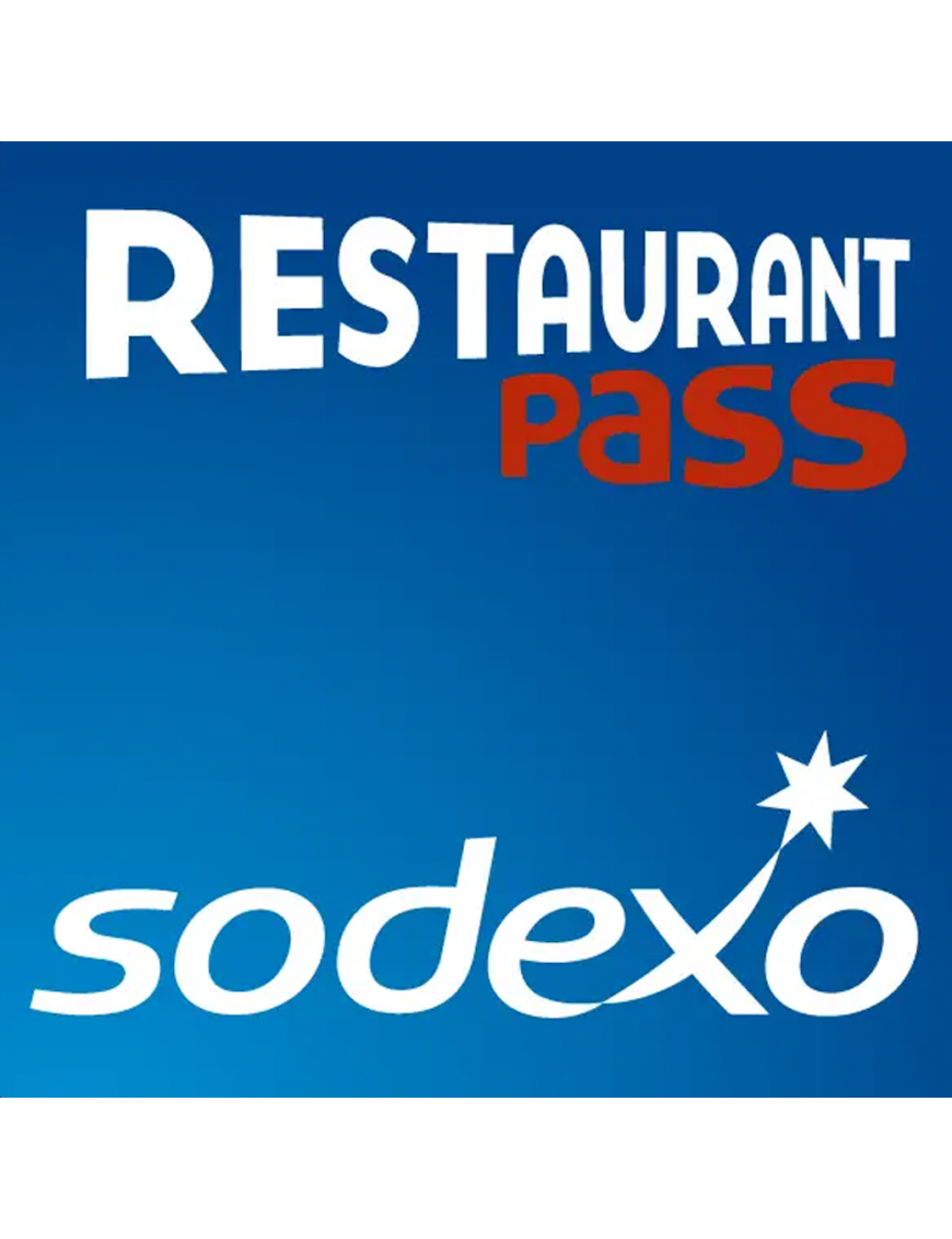 Sodexo pass restaurant accepté - 20x20cm - Sticker/autocollant Sodexo pass restaurant accepté - 20x20cm - Sticker/autocollant