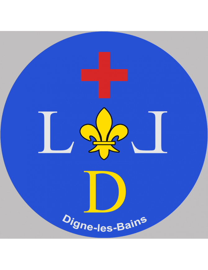 Digne-les-Bains (5cm) - Sticker/autocollant