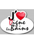 j'aime Digne-les-Bains (15x11cm) - Sticker/autocollant