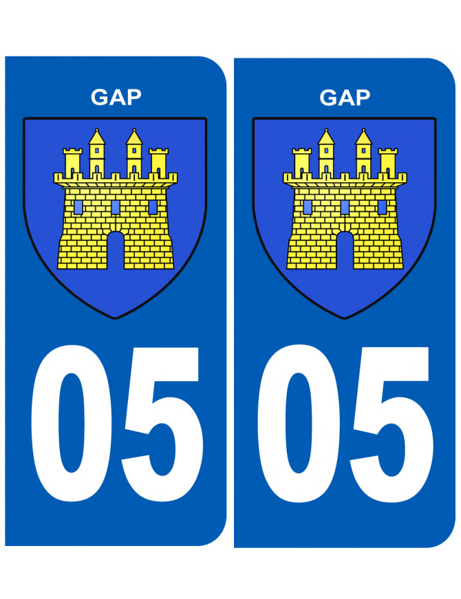 immatriculation Gap - Sticker/autocollant