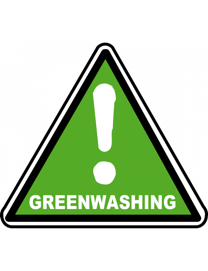 Green washing - 15x13.5cm - Sticker/autocollant