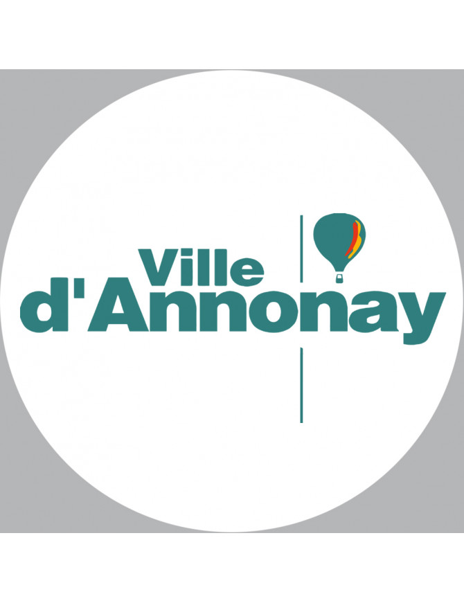 Annonay (15cm) - Sticker/autocollant