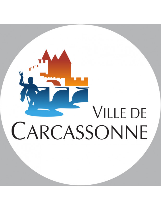 Carcassonne (20cm) - Sticker/autocollant