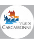 Carcassonne (10cm) - Sticker/autocollant