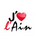 j'aime l'Ain (15x11cm) - Sticker/autocollant