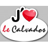 j'aime le Calvados (15x11cm) - Sticker/autocollant