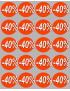 Soldes remise 40% (20 fois 5cm) - Sticker/autocollant