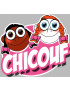 Chicouf 2 soeurs - 15x13cm - Sticker/autocollant