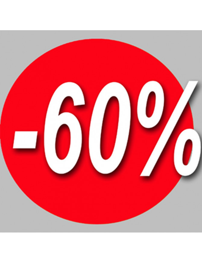 remise 60% (20cm) - Sticker/autocollant