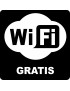 wifi gratis - 5cm - Sticker/autocollant