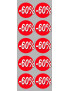 remise 60% (10fois 5cm)  - Sticker/autocollant