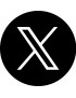 X ex-twitter - 5cm - Sticker/autocollant