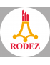 Rodez (20cm) - Sticker/autocollant