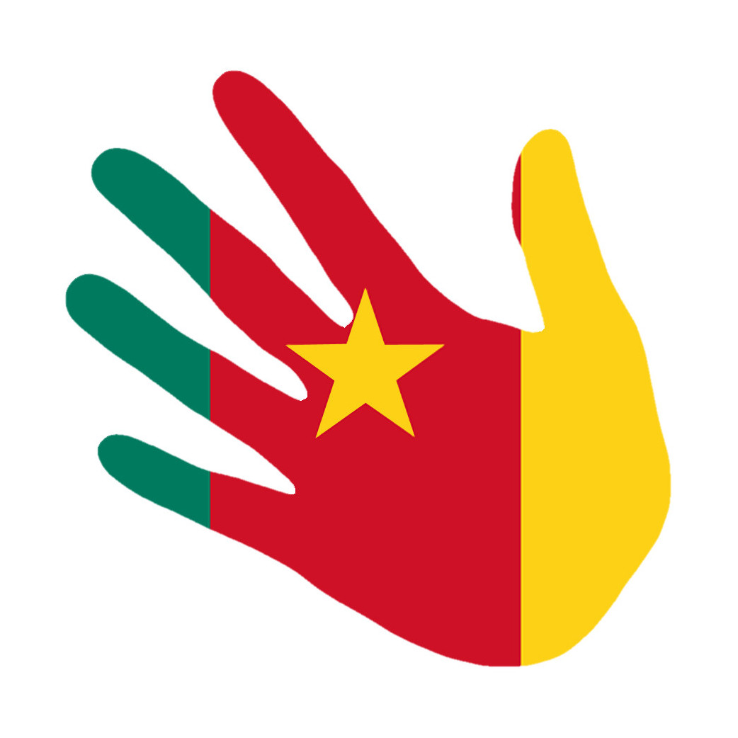 cameroun - 17x17cm - Sticker/autocollant