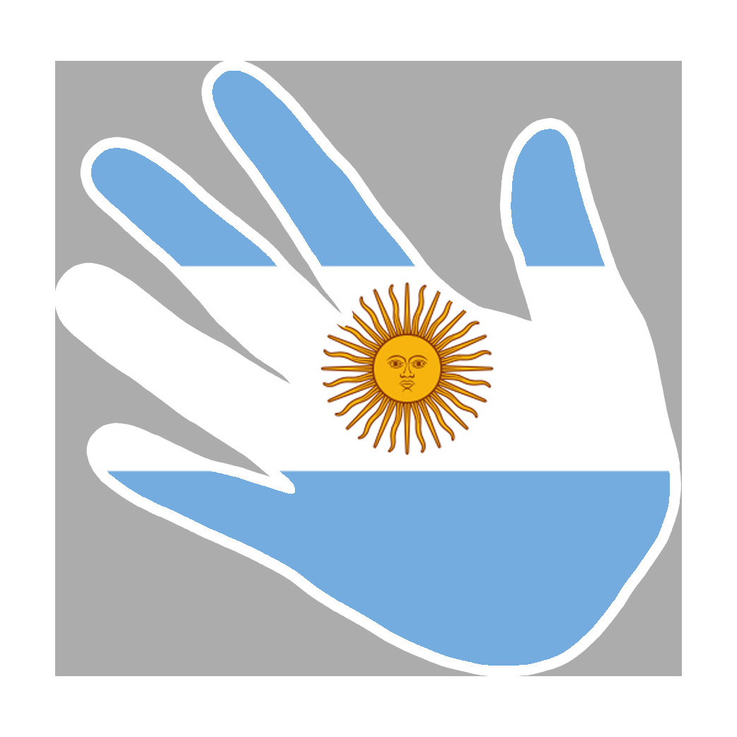 Argentine - 5x5cm - Sticker/autocollant