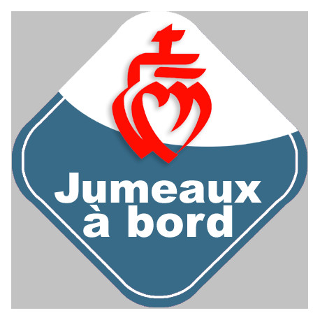 jumeaux à bord vendéen - 10cm - Sticker/autocollant