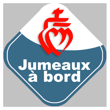 jumeaux à bord vendéen - 10cm - Sticker/autocollant