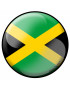 Jamaïque rond - 10x10cm - Sticker/autocollant