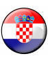 Croate rond - 10x10cm - Sticker/autocollant