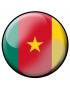 Cameroun rond - 10x10cm - Sticker/autocollant
